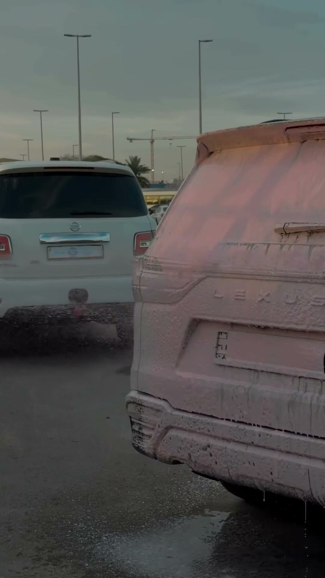 Lexus SUV Active Pink Snow Foam Deep Clean & Pressure Rinse